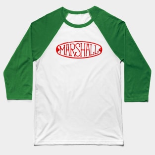 Vintage 1940s Marshall tractor logo Baseball T-Shirt